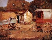 Grant Wood Carriage Business china oil painting reproduction